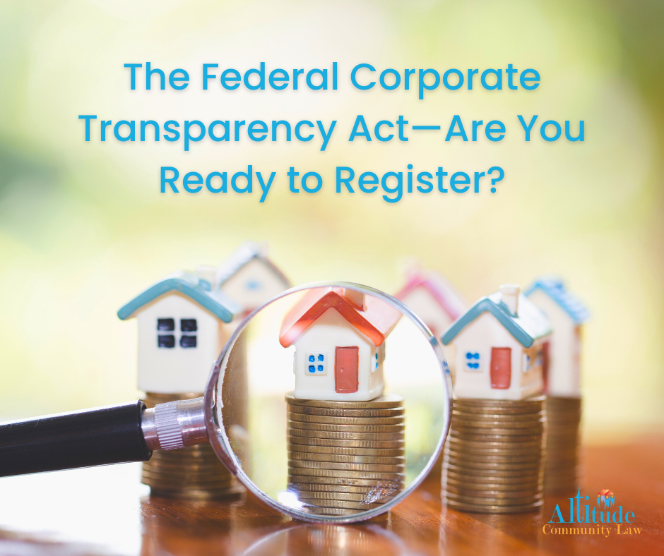 The Federal Corporate Transparency Act—Are You Ready to Register